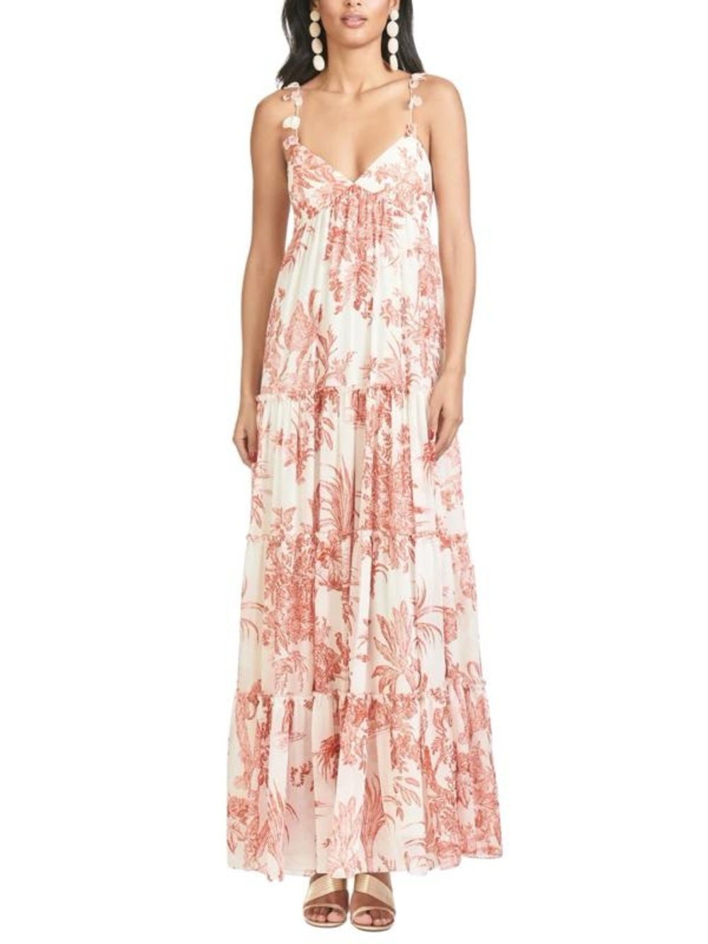 Sachin Babi - Red Toile Sunny Maxi Dress
